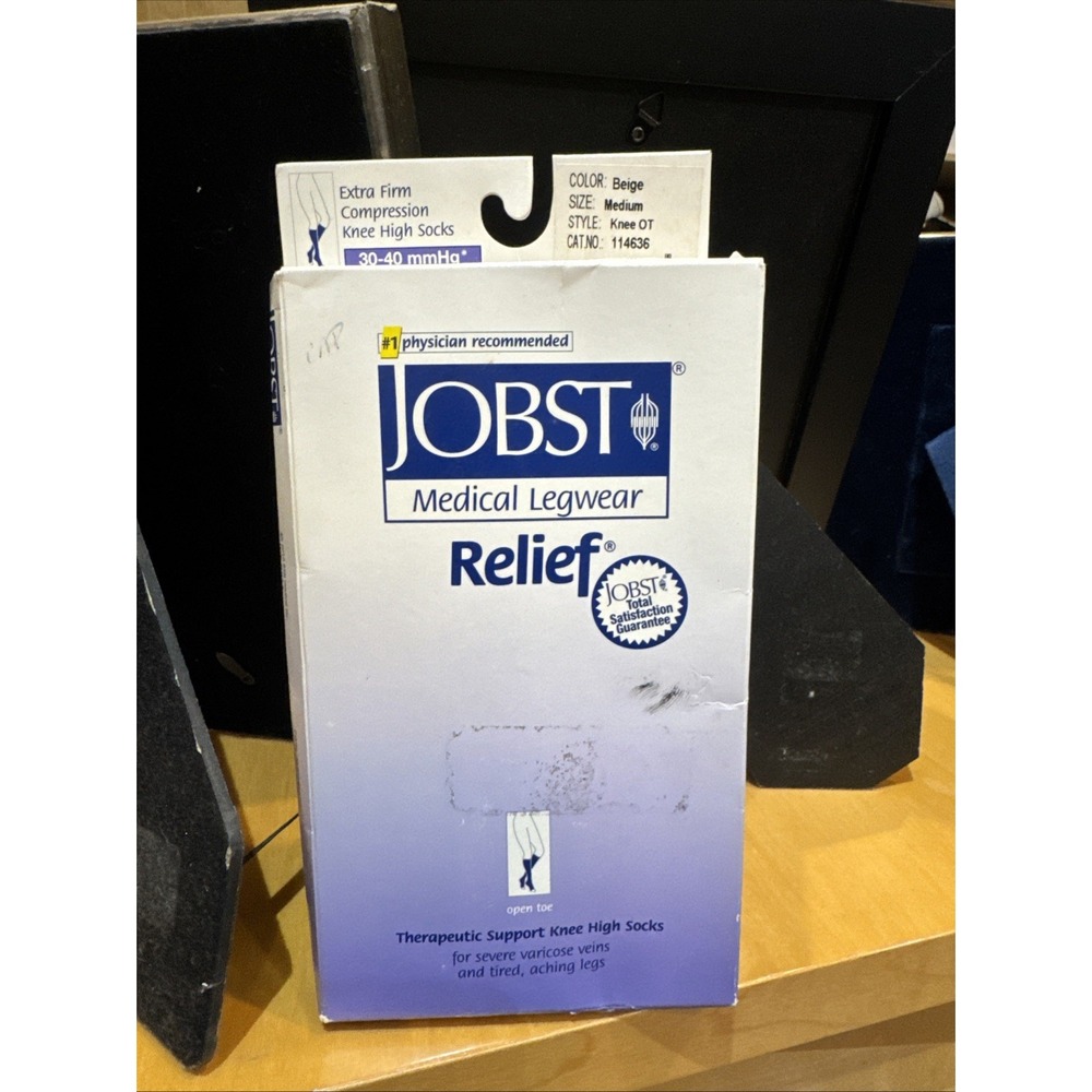 Jobst Relief Medical Compression Stockings Chap Style 30-40 mmHg Extra Firm‎